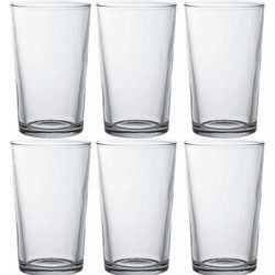 Duralex Drinkglazen Chope - 6x stuks - transparant - 330 ml - Longdrinkglazen