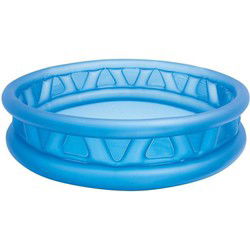 Zacht zwembad met opblaasbare ronde zijkanten voor kinderen en gezinnen - INTEX - 188x46cm - Capaciteit 666L - Blauw