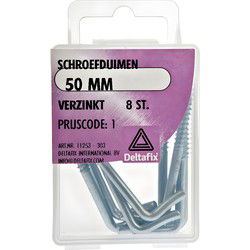 Schroefduim 50mm verz 8st