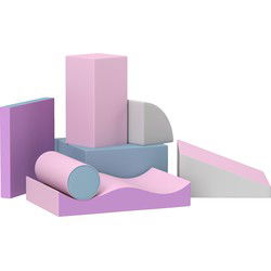 Schuimbouwstenen voor kinderen - Foamblokken Set van 7 stuks