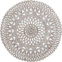 PTMD Wandpaneel Farris - 90x1x90 cm - MDF - Creme