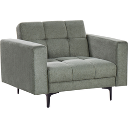 ALNES - Fauteuil - Donkergroen - Stof