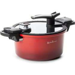 Rosmarino Snelkookpan 5.0 l - 24 cm - rood