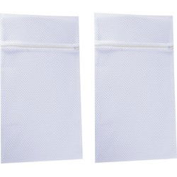 MSV Waszak - kwetsbare kleding wasgoed/waszak - 2x - wit - XL size - 60 x 90 cm - Waszakken