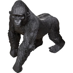 Deco object Gorilla Zwart - H22,5 cm