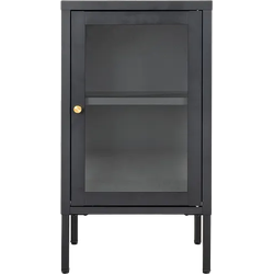 James cabinet metalen opbergkast zwart - 38 x 70 cm