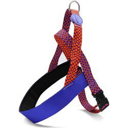 MORSO NORWEGIAN HONDENTUIG GERECYCLED URBAN LIZARD ROOD 80-110X66 CM