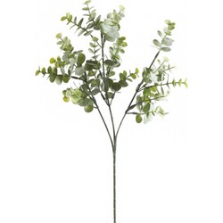 Groene/grijze Eucalyptus kunstplanten takken 65 cm - Kunstplanten