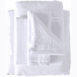 Handdoeken wit 70x40cm - set van 2 sporthanddoeken