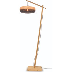 Vloerlamp Palawan - Bamboe/Zwart - 68x40x176cm