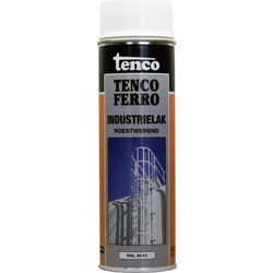 Ferro industrielak wit 9010 0,5l spray verf/beits - tenco