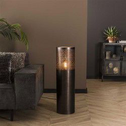 Hoyz - Vloerlamp Ø25 cilinder 90cm / Zwart nikkel