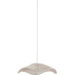 Light & Living - Hanglamp RAFA - Ø50x12cm - Wit