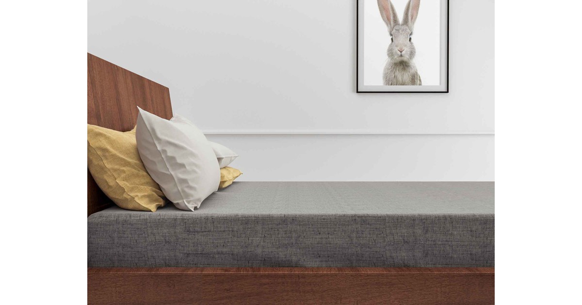 ZO! Home Lino katoen hoeslaken antraciet - lits-jumeaux (160x200) - rondom elastiek - prachtige uitstraling