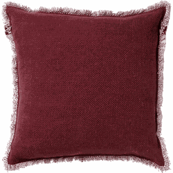 Dutch Decor BURTO - Sierkussen 45x45 cm - gewassen katoen - Merlot - rood - Dutch Decor