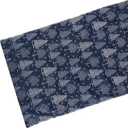 Unique Living | Tafelloper Siri 45x150cm dark blue