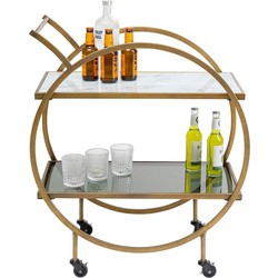 Kare Trolley Loft Brass