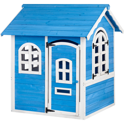 KOKKONI - Tuin speelhuisje - Blauw - Dennenhout