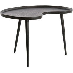 Bijzettafel Lienz - Zwart - 67x49x41cm