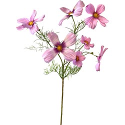 Kunstbloem Cosmos 74 cm roze