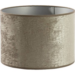 Light & Living - kap - Chelsea - zilver - textiel - Ø 30cm - E27 - 2230057