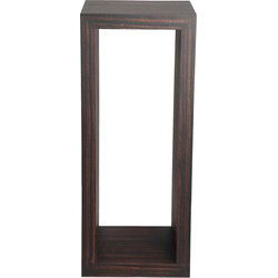 PTMD Zuil Tiess - 35x35x85 cm - Hout - Bruin