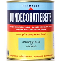 Tuindecoratiebeits 713 caribbean blue 750 ml