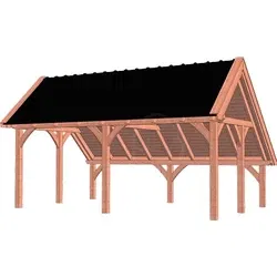 Trendhout douglas kapschuur De Hoeve XL, 635 x 440 cm