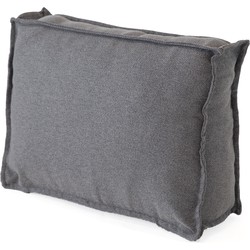 2L Home & Garden Rugkussen Metro Lounge Grijs - 60 x 40cm