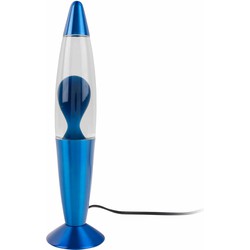 Tafellamp Funky Rocket Lava - Blauw - Ø8.6x35.5cm