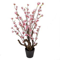 Clayre & Eef Kunst Kersenbloesem 70 cm Roze Kunststof