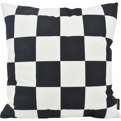 Checker Zwart | 45 x 45 cm | Kussenhoes | Katoen/Polyester