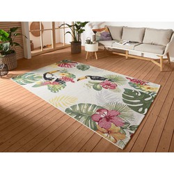 Binnen- En Buitenkleed - Tropical Multicolor - 80 X 165 CM