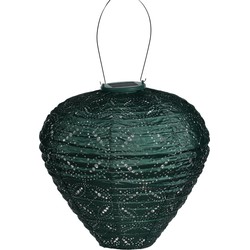Solar lampion ball mand 30 cm groen - Lumiz