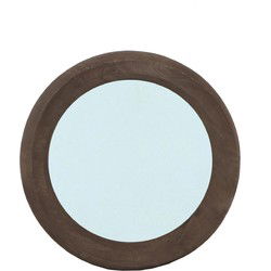 PTMD Spiegel Noam - 70x5x70 cm - Hout - Bruin