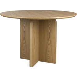 Eettafel Laurent Naturel Ø120cm - Giga Meubel