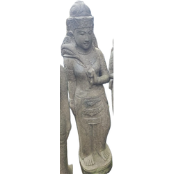 Benoa Standing lady Mudra Green Stone Opposite Beeld 150cm 150cm