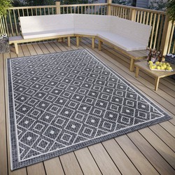 Buitenkleed - Lahal Grijs - 155 X 235 CM