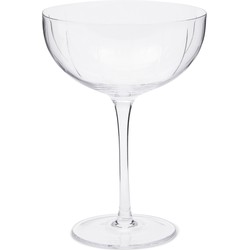 Riviera Maison Champagnecoupe Transparant rond - New York Coupe champagne coupe