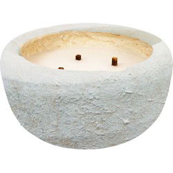 PTMD Gabor Cream Cement Outdoor Candle XL