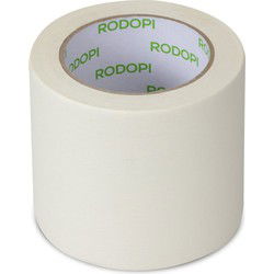 Rodopi® Schilders Tape / Afplaktape Wit - 100mmx50m - 1 rol