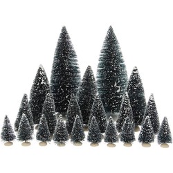 Bristle Trees - set of 21