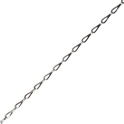 Patentketting mes 12.5x0.35mm p/m