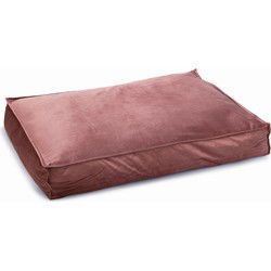 Kussen poly flu 100x70x15cm roze