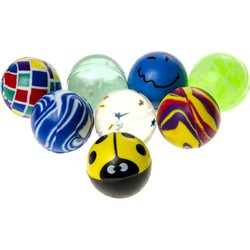 Decopatent® Uitdeelcadeaus 100 STUKS MIX Stuiterballen Ø2.7 Cm - Traktatie Uitdeelcadeautjes voor kinderen - Klein Speelgoed