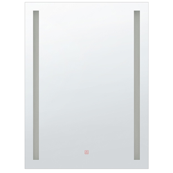 MARTINET - LED-spiegel - Zilver - 70 cm - Synthetisch materiaal