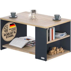Salontafel Santa Cruz Hout Grijs 90x60x50cm