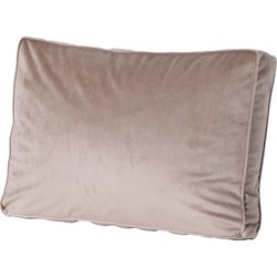 Madison - Lounge rug soft outdoor - Velvet panama taupe - 60x43 - Bruin