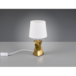 Moderne Tafellamp  Abeba - Kunststof - Goud