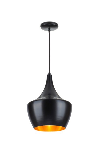 Linea Verdace Hanglamp Tipi Ø30 Cm Mat Zwart - Goud - 